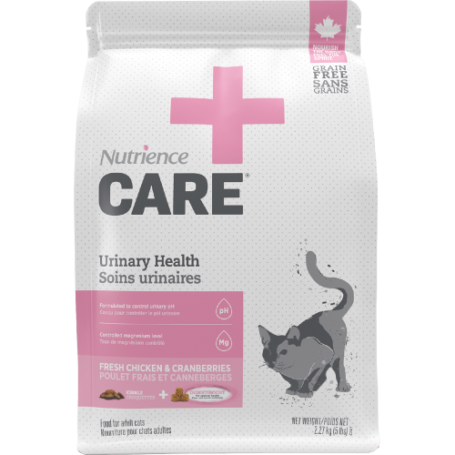[斷貨中, 未有返貨日期, 可訂貨等貨到]  NUTRIENCE Care 5LB Urinary Health 泌尿道改善配方 全齡貓糧 (C2417) (EXP: 5月/2027)